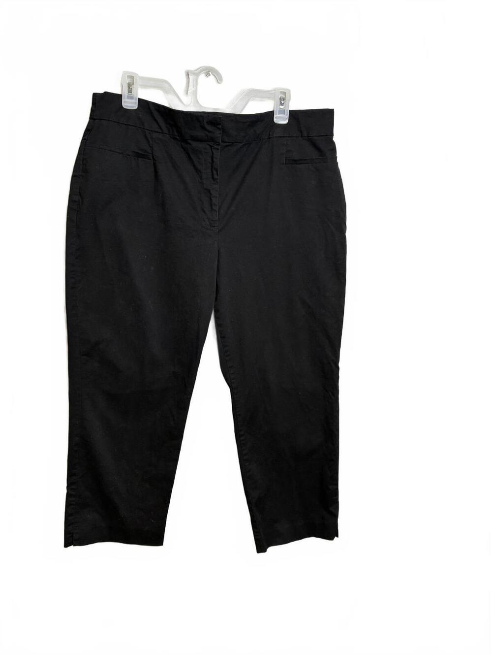 Ann Taylor Factory Women's Black Cotton Dress Pants Size 16